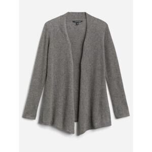 41 Hawthorn Women's Size XL Leena Open Drape Gray Cashmere Sweater
